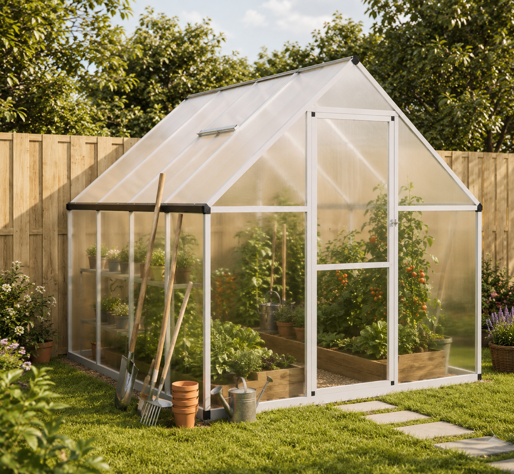 Serre de jardin polycarbonate — Taille L