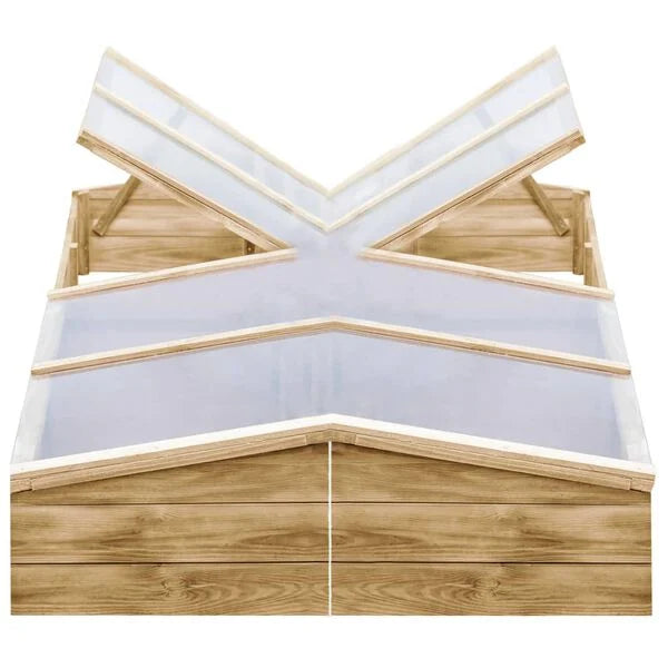 Lot de 2 châssis pin 200x50x35 cm