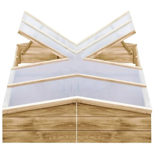 Lot de 2 châssis pin 200x50x35 cm