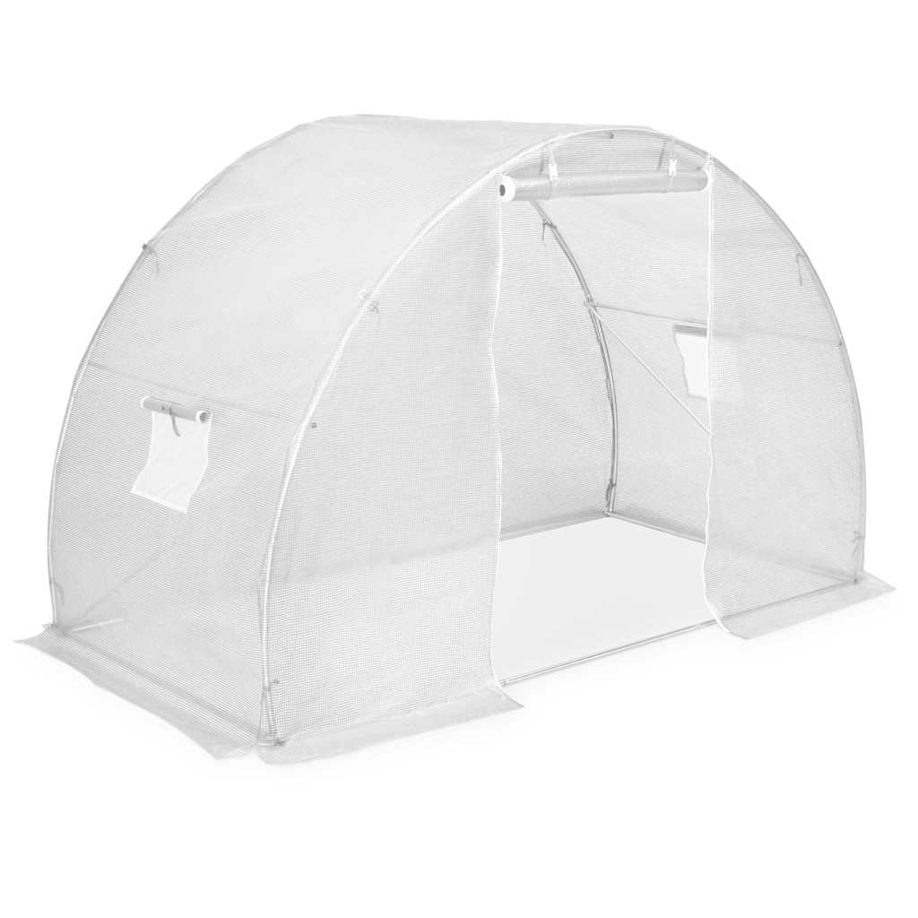 Serre tunnel blanche 4,5 m²